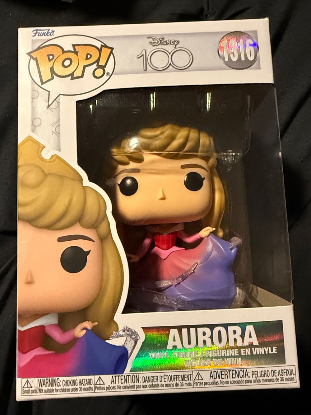 Funko Aurora Vinyl Figure - Pink & Purple Gown
